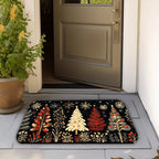 VIKAMA Christmas Carpet Christmas Tree CarpetKitchen Rug Long Carpet Absorbent Doormat Carpet For Live Room Sofa Floor Mat - Che Cose Belle