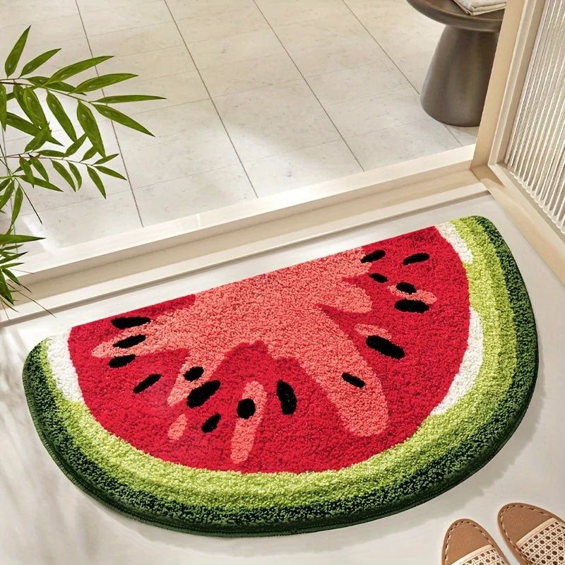 VIKAMA Fresh Fruit Carpet Bright Color Doormat Soft Absorbent Bathroom Mat Bedroom Rug Home Decor Floor Mat - Che Cose Belle