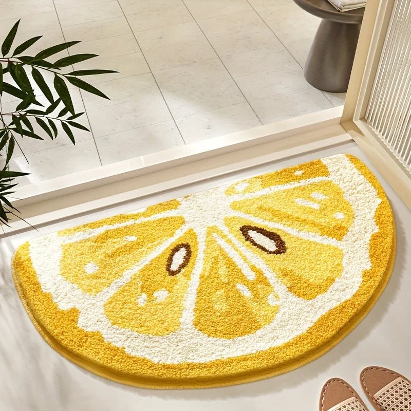 VIKAMA Fresh Fruit Carpet Bright Color Doormat Soft Absorbent Bathroom Mat Bedroom Rug Home Decor Floor Mat - Che Cose Belle