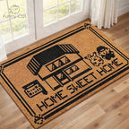 VIKAMA Sweet Home Carpet Creative Doormat Lightweight Welcome Mat Machine Washable Living Room Carpet Rug For Bedroom Home Dec - Che Cose Belle