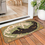 VIKAMA Yin Yang Cat Floor Mat Feature Doormat Soft Rug For Bedroom Creative Living Room Carpet Welcome Mat Outdoor Carpet Home D - Che Cose Belle