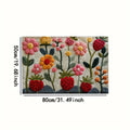 VIKAMA2D Garden Flower Doormat Rug For Bedroom Living Room Carpet Fireplace Floor Mat Kitchen Rug Non-slip Bathroom Mat Home Dec - Che Cose Belle