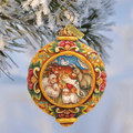 Village Nativity Sculpted Hand-Painted Christmas Ornament by G. DeBrekht - Nativity Holiday Décor - 6102414 - Che Cose Belle