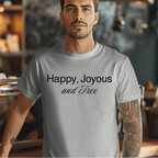 Vintage Blend Recovery T-Shirt | Inspiring Sobriety |  Happy, Joyous and Free