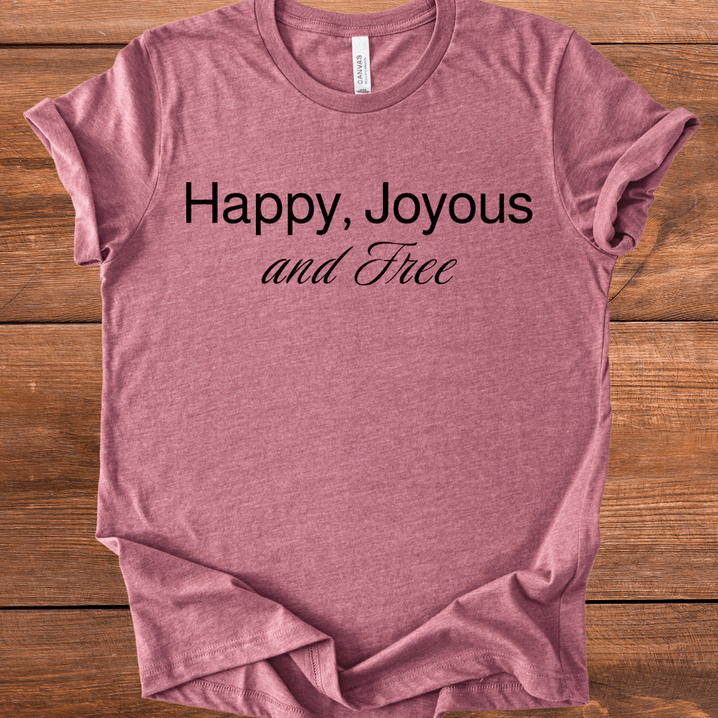 Vintage Blend Recovery T-Shirt | Inspiring Sobriety |  Happy, Joyous and Free