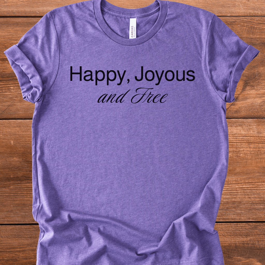 Vintage Blend Recovery T-Shirt | Inspiring Sobriety |  Happy, Joyous and Free