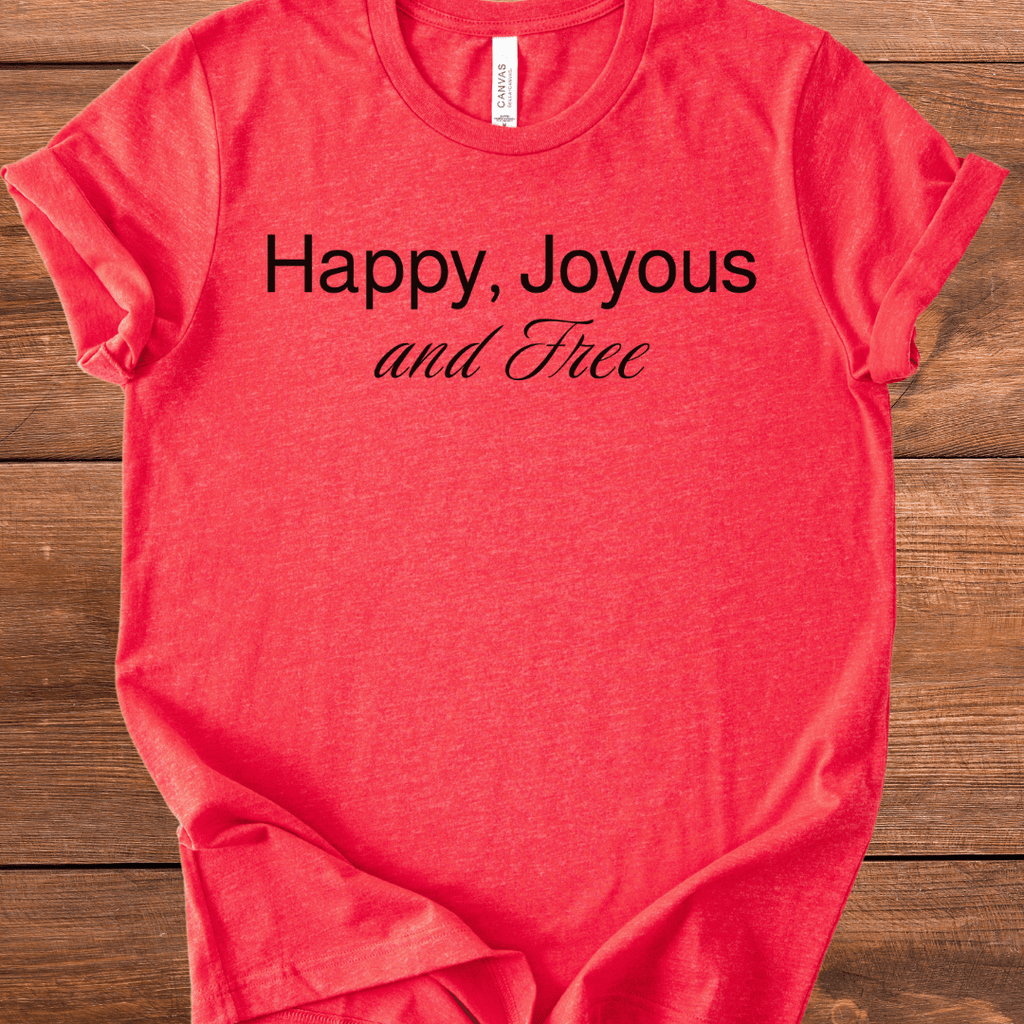 Vintage Blend Recovery T-Shirt | Inspiring Sobriety |  Happy, Joyous and Free