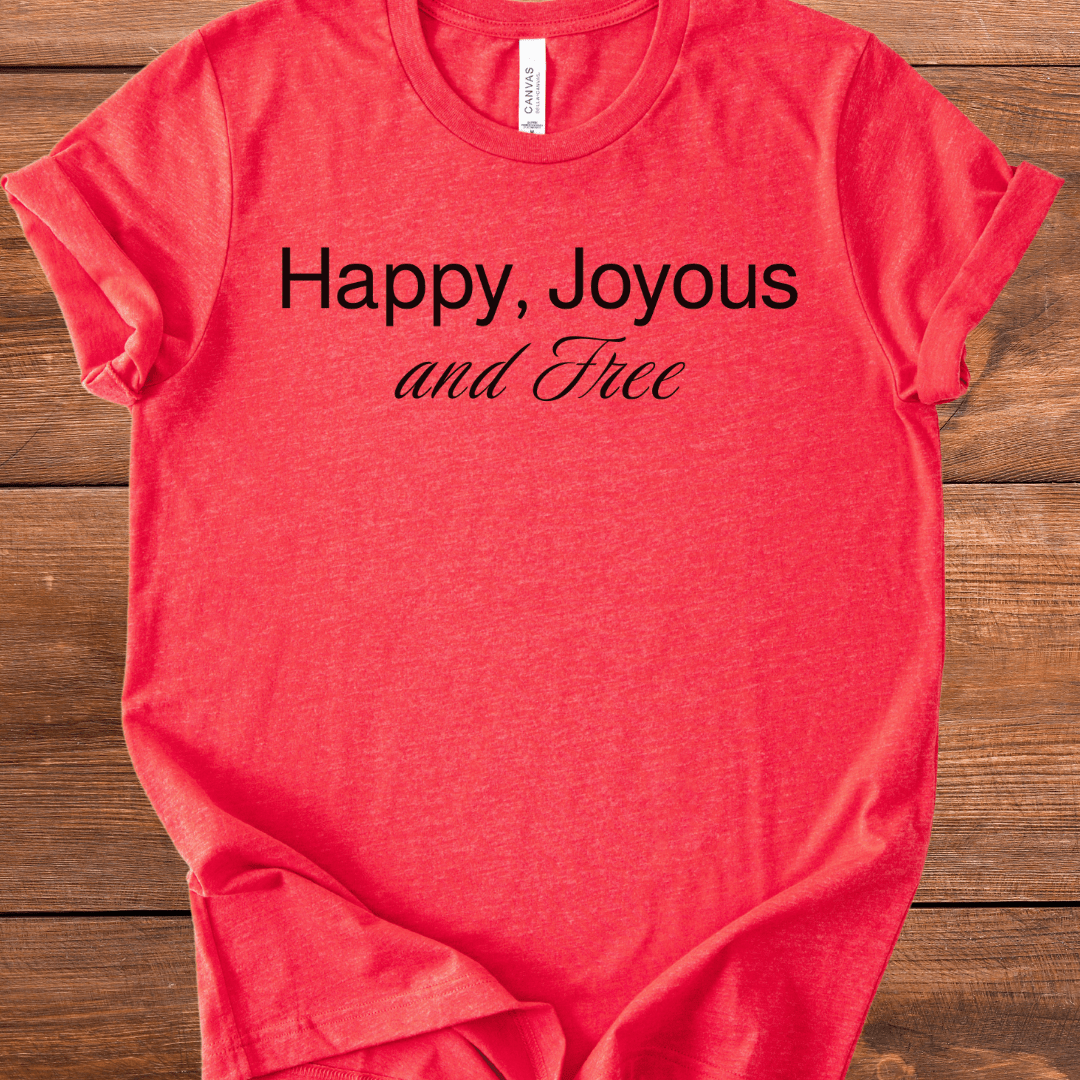 Vintage Blend Recovery T-Shirt | Inspiring Sobriety |  Happy, Joyous and Free