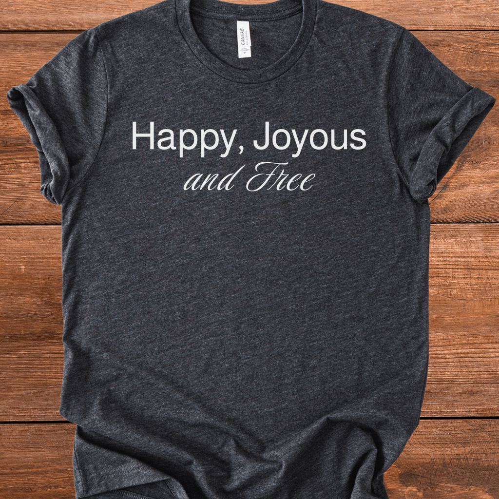 Vintage Blend Recovery T-Shirt | Inspiring Sobriety |  Happy, Joyous and Free
