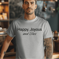 Vintage Blend Recovery T-Shirt | Inspiring Sobriety | Happy, Joyous and Free - Che Cose Belle