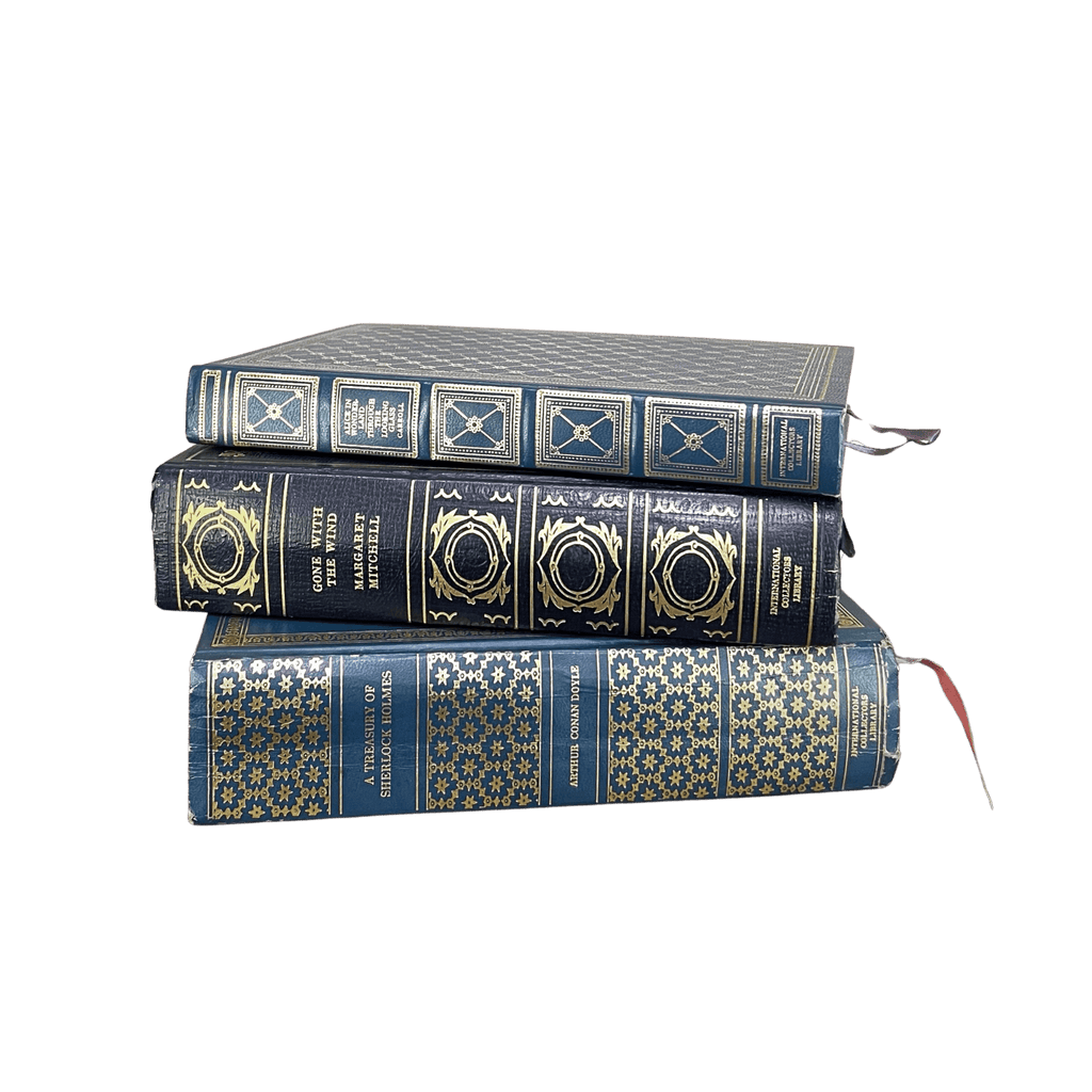 Vintage Blue Gilded Books - Classics - Che Cose Belle