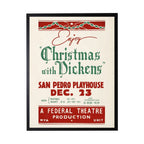 Vintage Christmas with Dickens Show Poster - Che Cose Belle