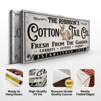 Vintage Cottontail Co Easter Sign - Che Cose Belle