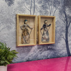 Vintage Framed Stick Puppet Set - Che Cose Belle