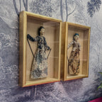Vintage Framed Stick Puppet Set - Che Cose Belle