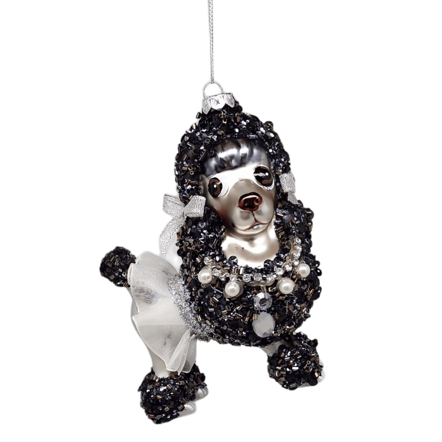 Vintage Glass Poodle Ornament - Che Cose Belle