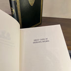 Vintage Green Gilded Books - Che Cose Belle