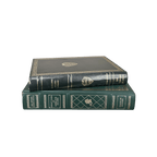 Vintage Green Gilded Books - Che Cose Belle
