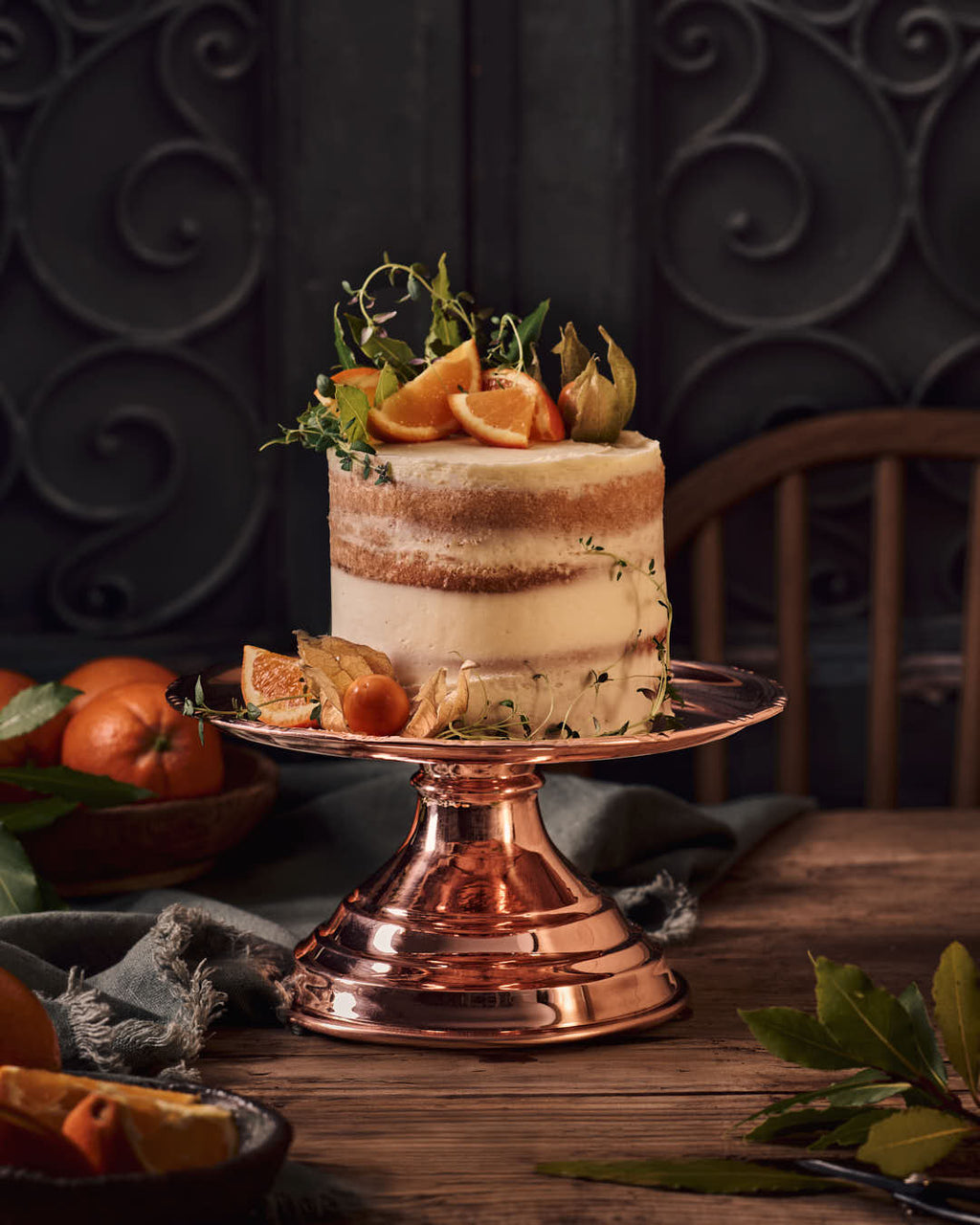 Vintage Inspired Copper Cakestand - Che Cose Belle