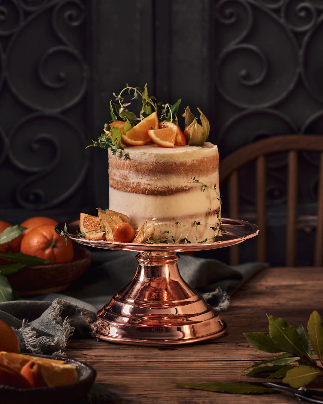 Vintage Inspired Copper Cakestand - Che Cose Belle
