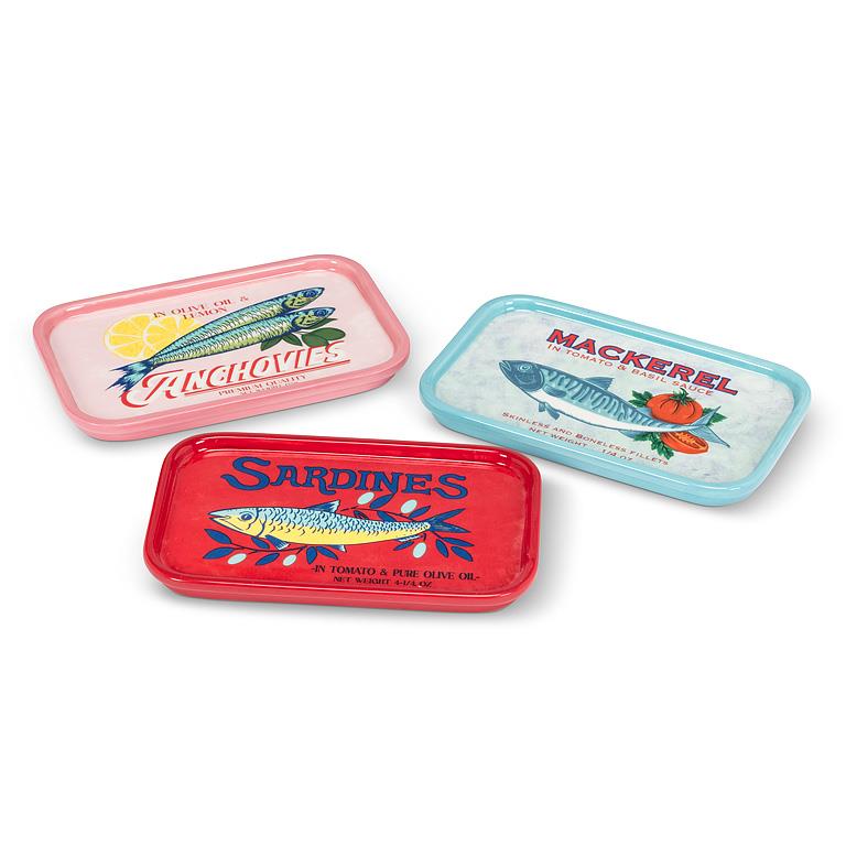 Vintage Inspired Sardine Tin Ceramic Plate - Che Cose Belle