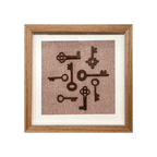 Vintage Keys Art - Petite Walnut - Che Cose Belle