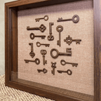 Vintage Keys Art - Walnut - Che Cose Belle