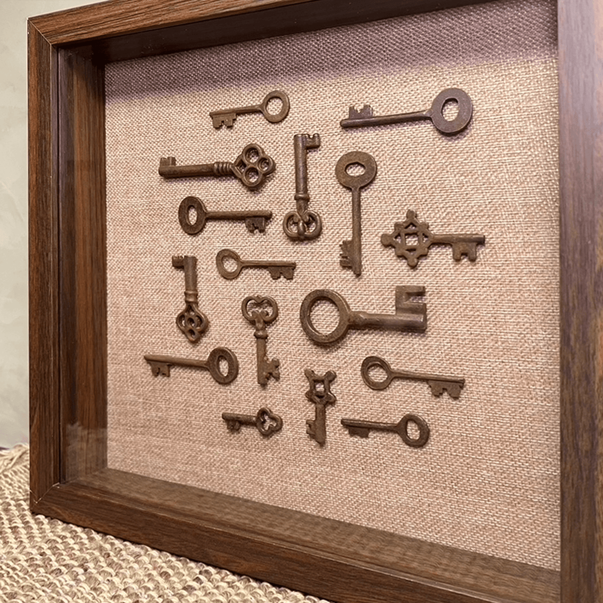 Vintage Keys Art - Walnut - Che Cose Belle