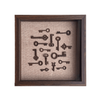 Vintage Keys Art - Walnut - Che Cose Belle
