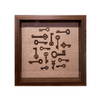 Vintage Keys Art - Walnut - Che Cose Belle
