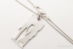 Vintage Large Egyptian Revival Sterling Silver Necklace - Che Cose Belle