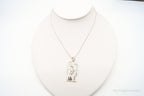 Vintage Large Egyptian Revival Sterling Silver Necklace - Che Cose Belle
