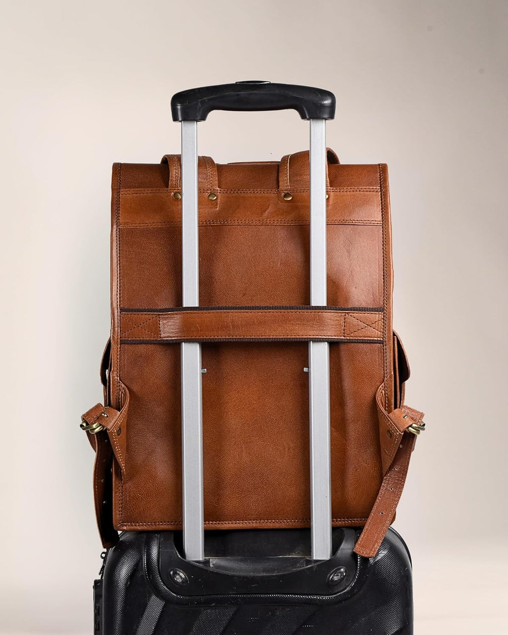 Vintage Leather Backpack Rucksack - Che Cose Belle