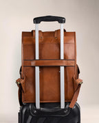 Vintage Leather Backpack Rucksack - Che Cose Belle