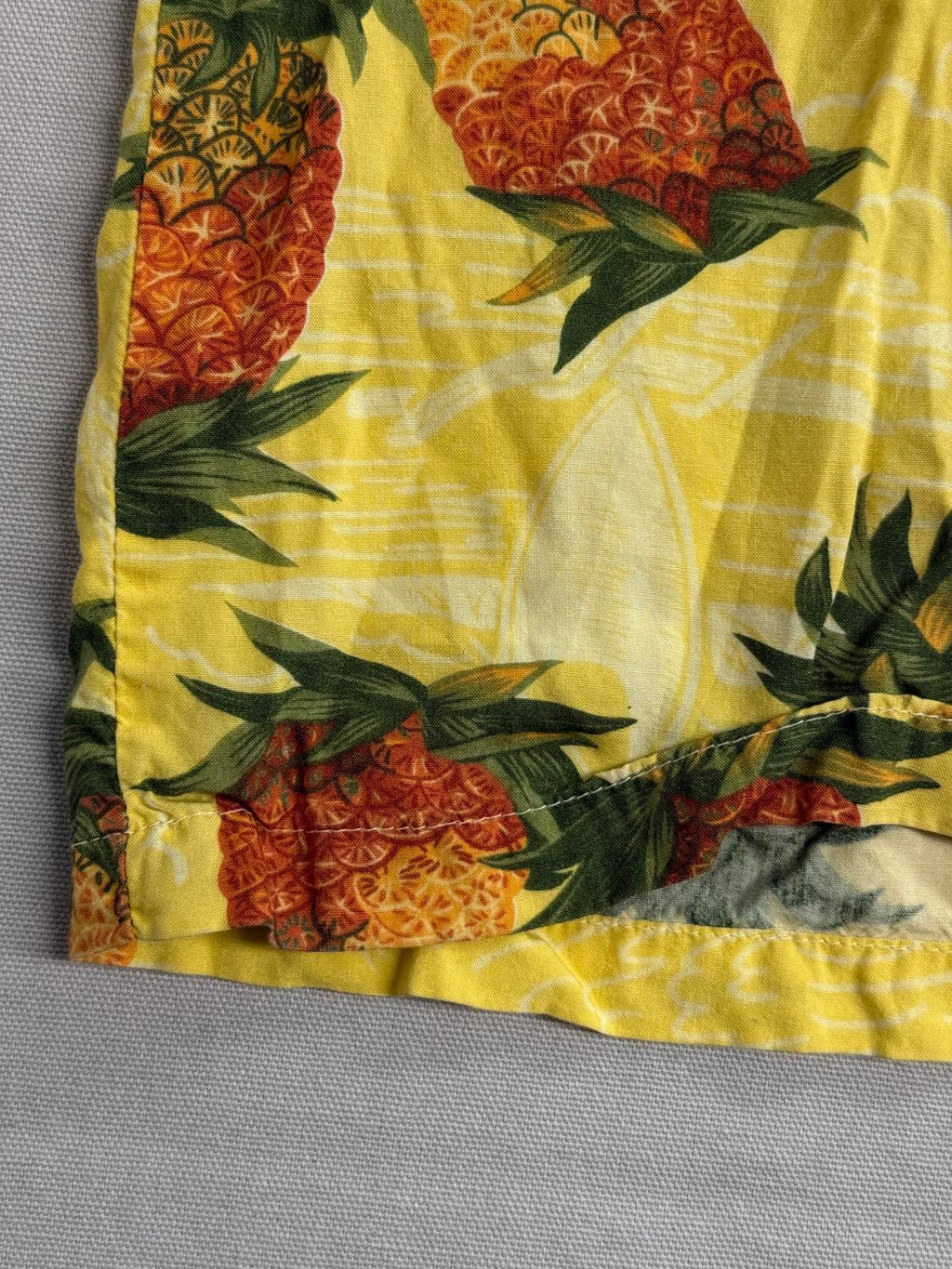 Vintage Mens Hawaiian Shirt Pineapple AOP Made in Hawaii - Che Cose Belle