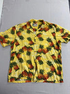 Vintage Mens Hawaiian Shirt Pineapple AOP Made in Hawaii - Che Cose Belle