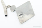 Vintage Mexico Designer Turquoise Southwestern Sterling Silver Pendant - Che Cose Belle