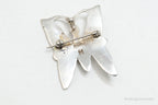 Vintage Native American Wilbur Musket Jr Navajo Sterling Silver Brooch Pendant - Che Cose Belle