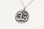 Vintage Om Symbol Sterling Silver Necklace - Che Cose Belle