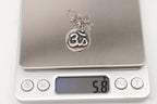Vintage Om Symbol Sterling Silver Necklace - Che Cose Belle