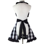 Vintage Plaid Cotton Apron Home Kitchen - Che Cose Belle