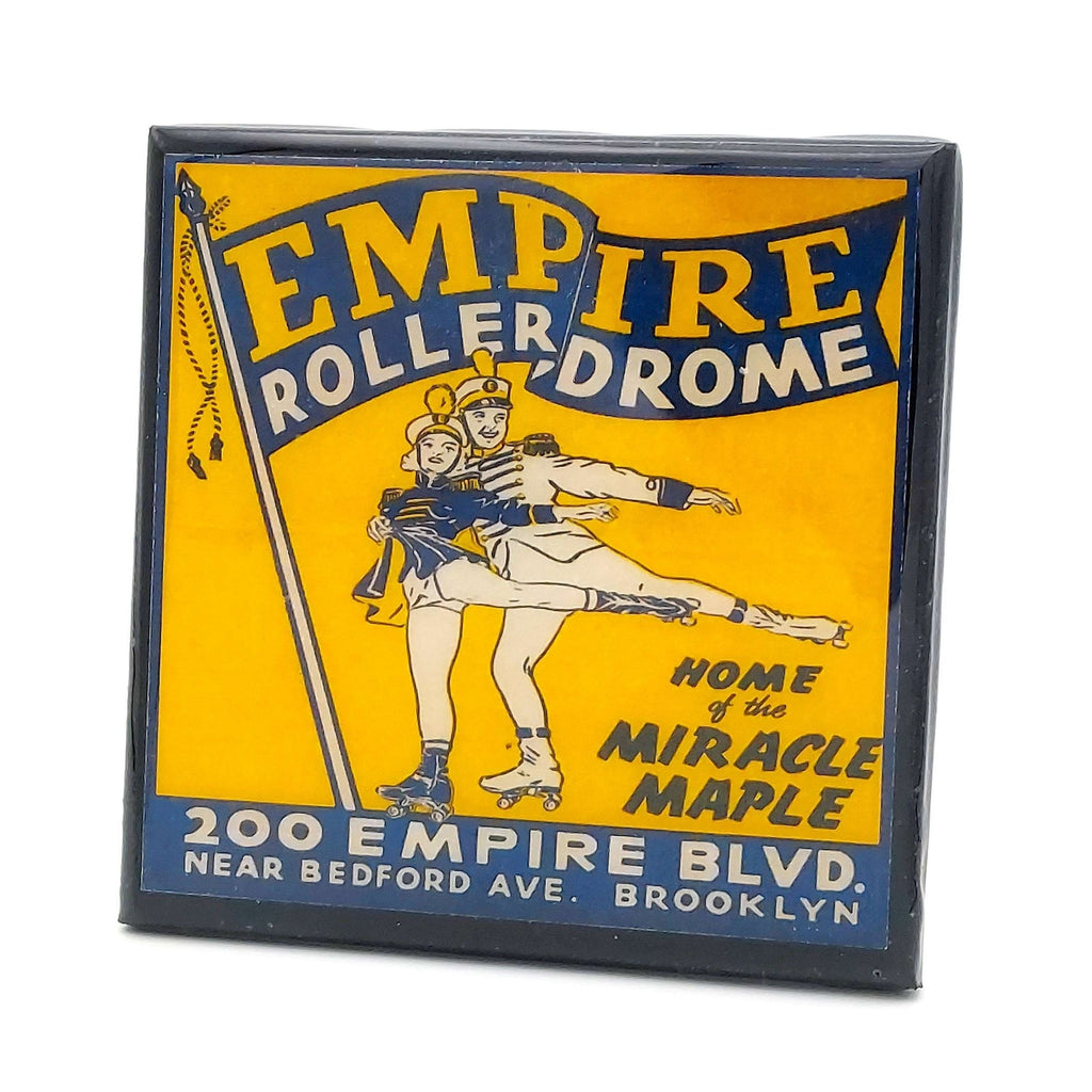 Vintage Roller Skating Rink Drink Coaster Set - Let's Roll - Che Cose Belle