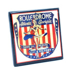 Vintage Roller Skating Rink Drink Coaster Set - Let's Roll - Che Cose Belle