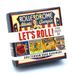 Vintage Roller Skating Rink Drink Coaster Set - Let's Roll - Che Cose Belle