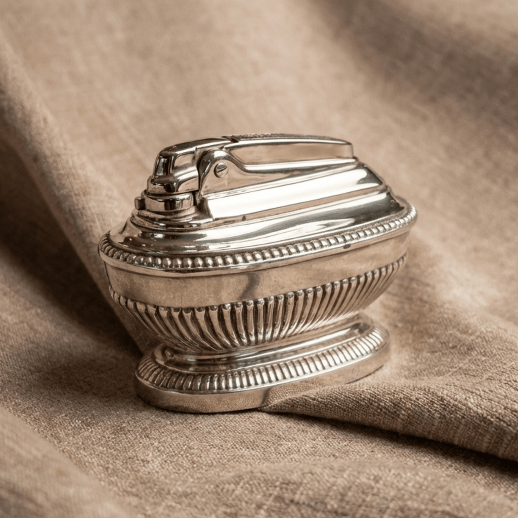 Vintage Ronson Queen Anne Table Lighter - Genuine 1950s Tobacciana - Che Cose Belle