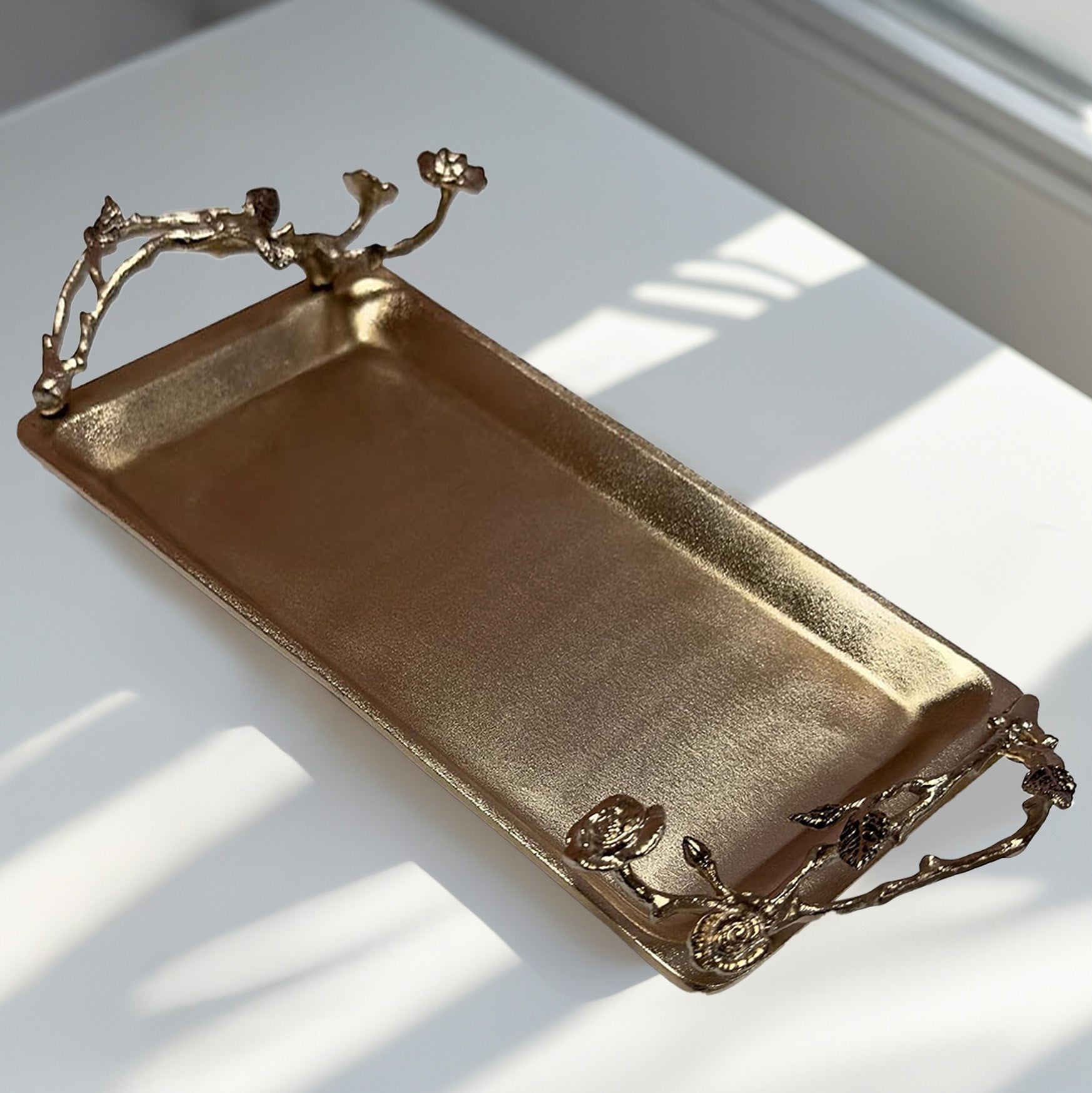Vintage Rose – Artistic Decorative Home Accessory Handmade Bathroom Vanity Tray - Che Cose Belle