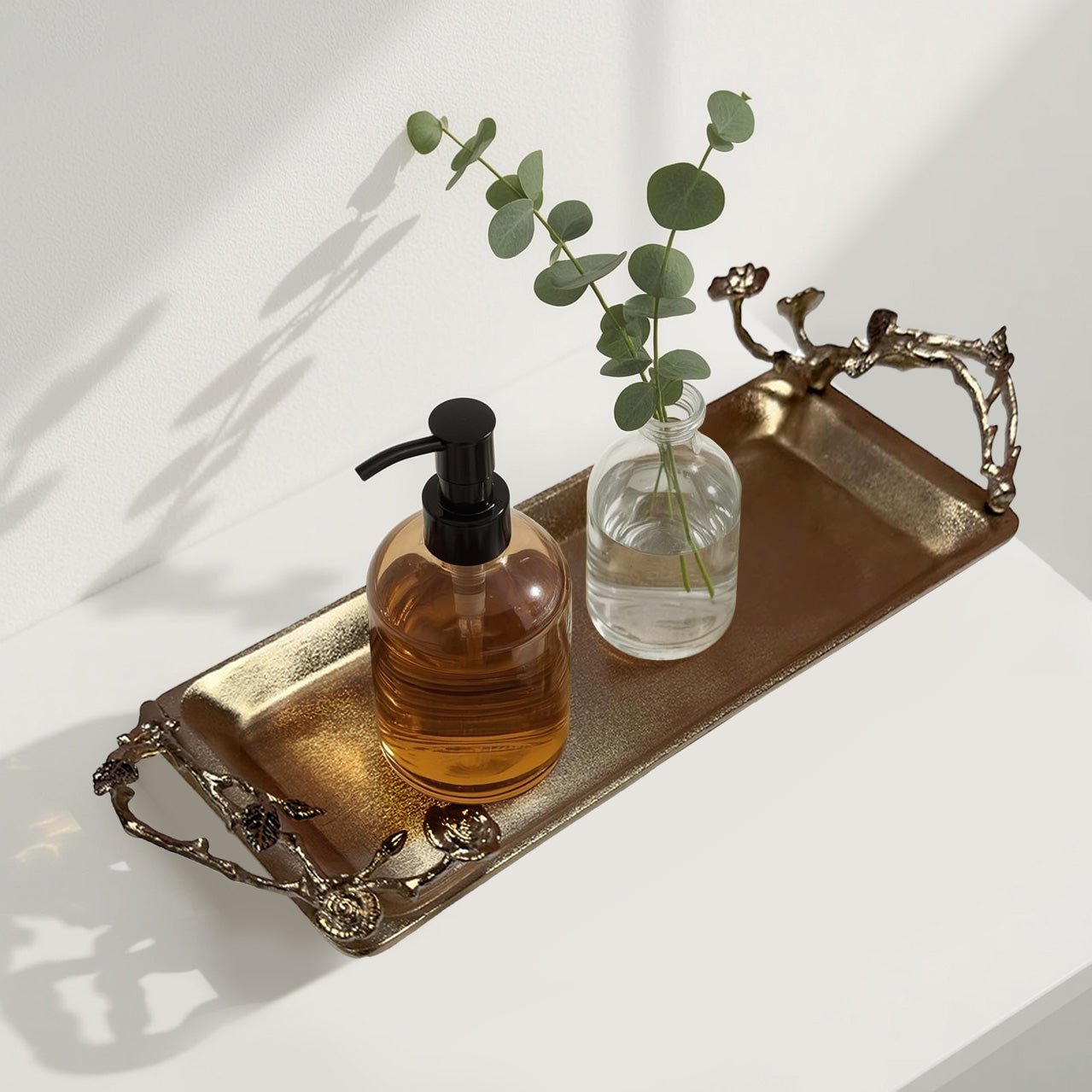 Vintage Rose – Artistic Decorative Home Accessory Handmade Bathroom Vanity Tray - Che Cose Belle