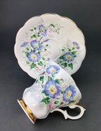 Vintage Royal Albert Tea Cup and Saucer: Bone China Morning Glory, Made in England - Che Cose Belle