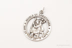 Vintage Saint Christopher Sterling Silver Pendant - Che Cose Belle