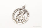 Vintage Saint Christopher Sterling Silver Pendant - Che Cose Belle
